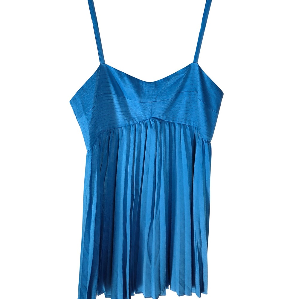 NWT Adelyn Rae Babydoll Dress Spaghetti Strap Pleated Vacation XL